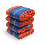 Orange With Blue Border